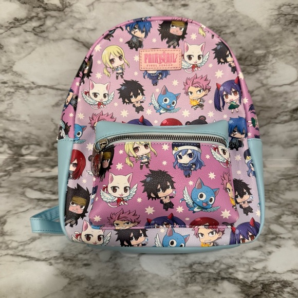 Fairy Tail Chibi Character Mini Backpack